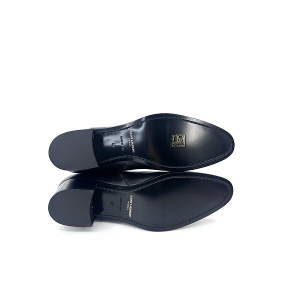NIB Saint Laurent Vlad 45 Zip Ankle Boots EU 42 US 9 Black Leather $1,290 main image 12